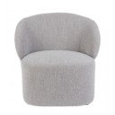 BABILA design boucle fotel - szürke/beige