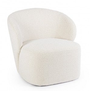 BABILA design boucle fotel - szürke/beige
