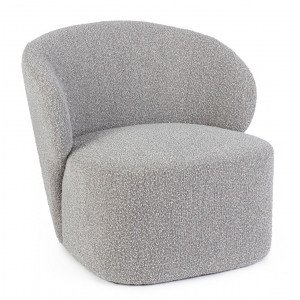 BABILA design boucle fotel - szürke/beige
