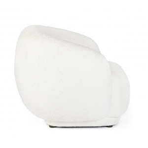 TECLA design boucle fotel - fehér/beige