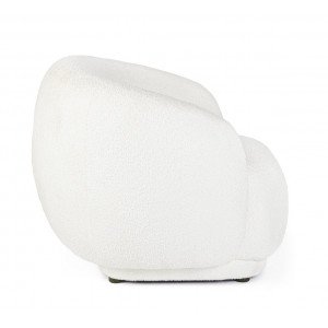 TECLA design boucle fotel - fehér/beige