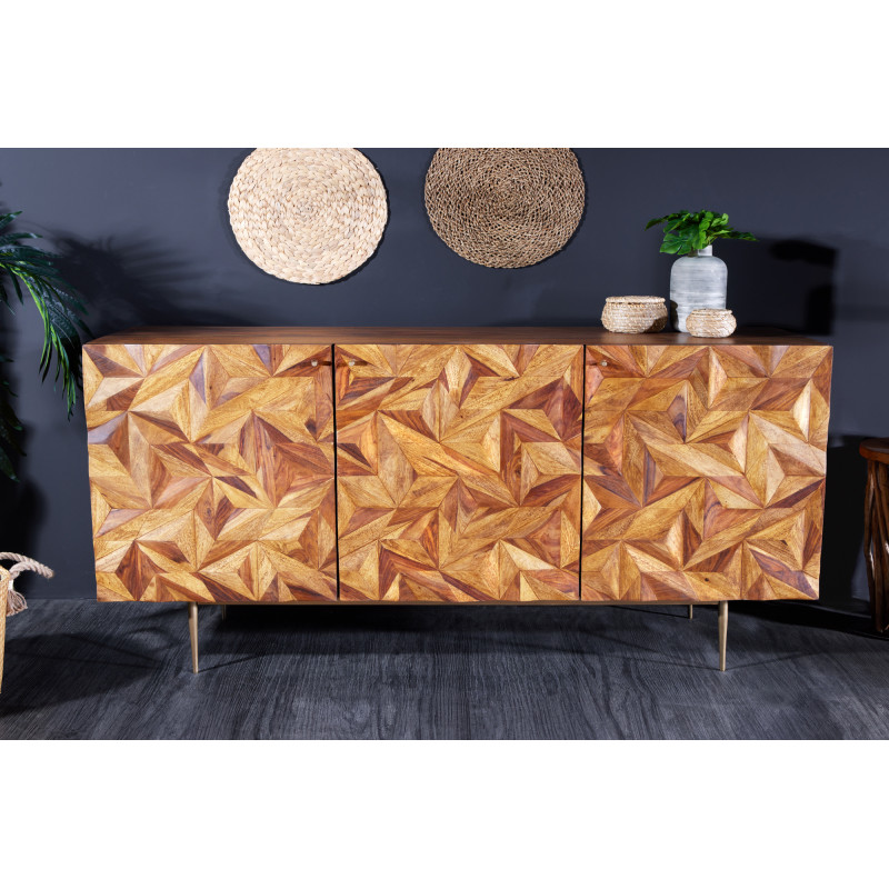 ALBEROBELLO modern rózsafa komód - 145cm