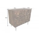 ALBEROBELLO modern rózsafa bárszekrény - 90cm