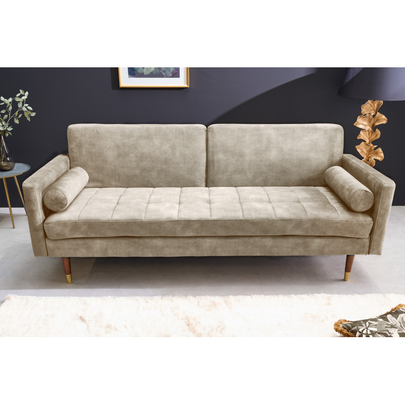 COUTURE design kanapé - 195cm - beige