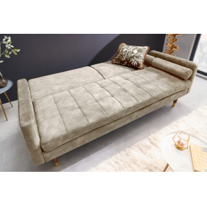 COUTURE design kanapé - 195cm - beige