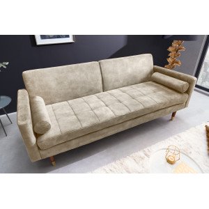 COUTURE design kanapé - 195cm - beige
