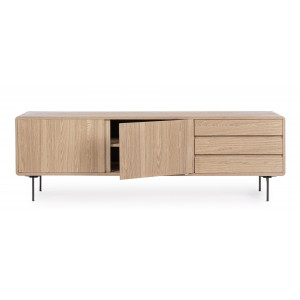 WIDALD design kőris TV-szekrény - 160cm