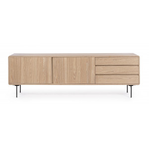 WIDALD design kőris TV-szekrény - 160cm
