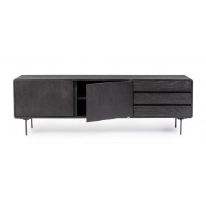 WIDALD DARK design kőris TV-szekrény - 160cm