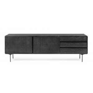 WIDALD DARK design kőris TV-szekrény - 160cm