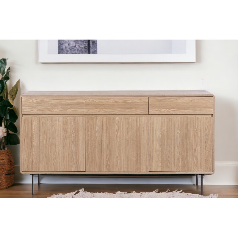 WIDALD design kőris komód - 160cm