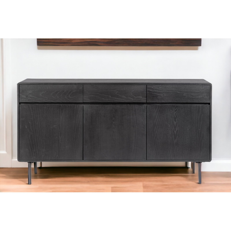 WIDALD DARK design kőris komód - 160cm