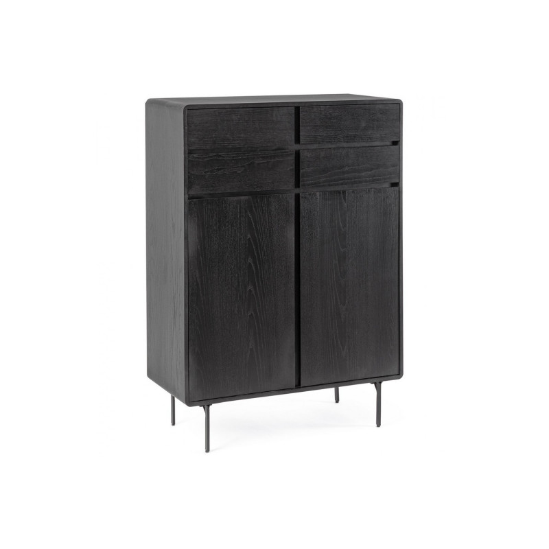 WIDALD DARK design kőris szekrény - 90cm