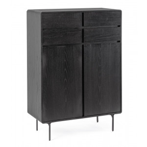 WIDALD DARK design kőris szekrény - 90cm