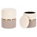 RADINE modern puff/ tároló - beige