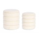 KENDALL modern puff/ tároló - beige boucle