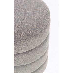 KENDALL modern puff/ tároló - szürke boucle
