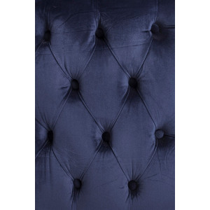 TENBURY design bársony kanapé - 144cm- türkiz/kék