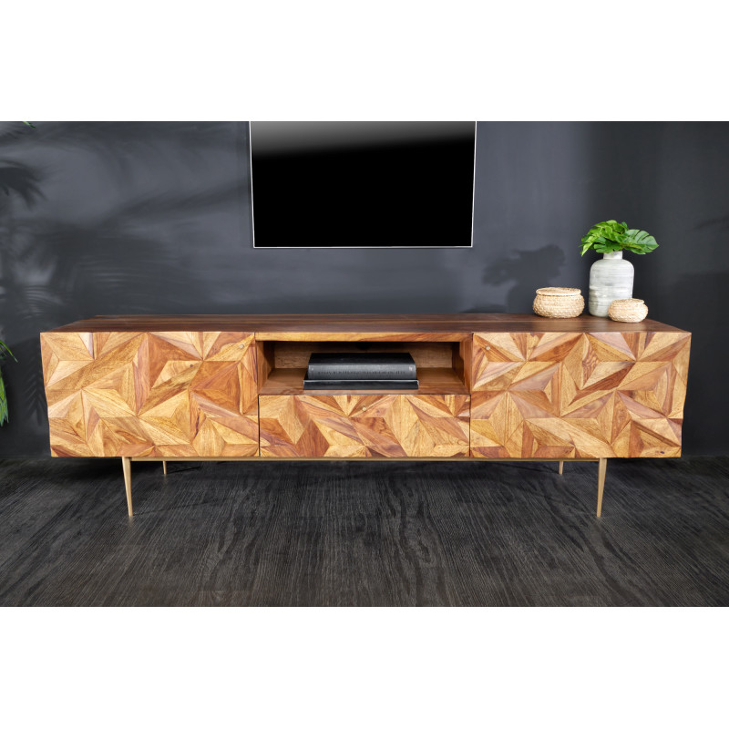 ALBEROBELLO modern rózsafa TV-szekrény - 160cm