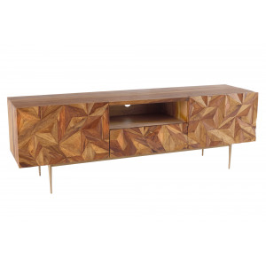 ALBEROBELLO modern rózsafa TV-szekrény - 160cm