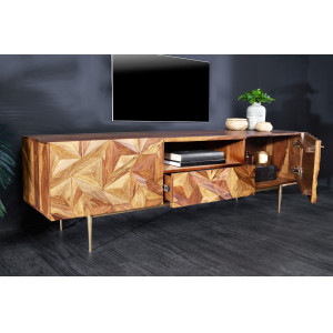 ALBEROBELLO modern rózsafa TV-szekrény - 160cm