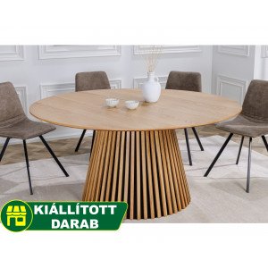 VALHALLA modern kerek étkezőasztal - 120/140cm Étkezőasztalok