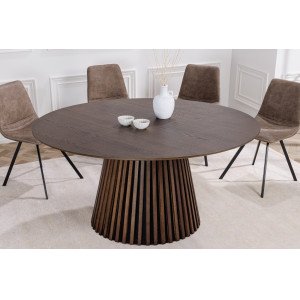 VALHALLA DARK modern kerek étkezőasztal - 120cm Étkezőasztalok
