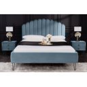 PEARL exkluzív bársony ágykeret - 140x200cm - kék