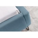 PEARL exkluzív bársony ágykeret - 140x200cm - kék