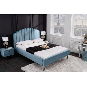 PEARL exkluzív bársony ágykeret - 140x200cm - kék INVICTA