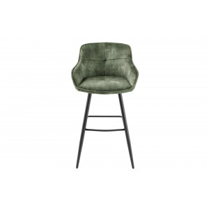 EUPHORIA design bársony bárszék - zöld