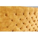 PARIS modern bársony ágykeret -  160x200cm - sárga