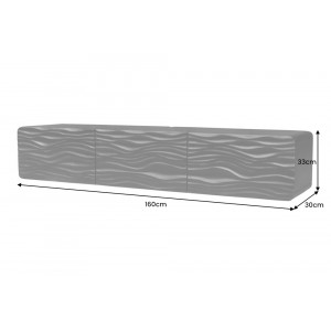 LAGOON különleges modern TV állvány mangófából- 160cm