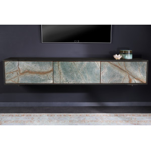 MOUNTAIN SOUL különleges kőfurnéros fali TV-szekrény - 160cm