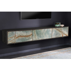 MOUNTAIN SOUL különleges kőfurnéros fali TV-szekrény - 160cm INVICTA