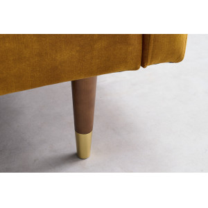 COUTURE design kanapé - 195cm - sárga
