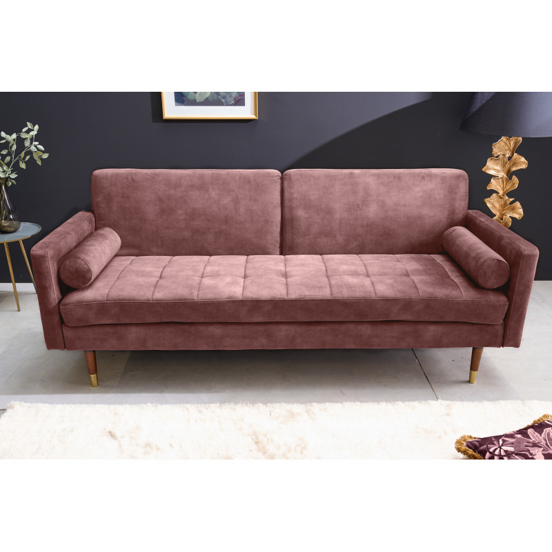 COUTURE design kanapé - 195cm - mályva