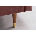 COUTURE design kanapé - 195cm - mályva