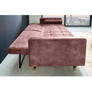 COUTURE design kanapé - 195cm - mályva