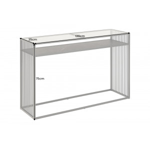 ARCHITECTURE design konzolasztal - 120cm - fekete