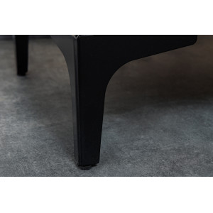 BOUTIQUE modern bársony éjjeliszekrény -szürke