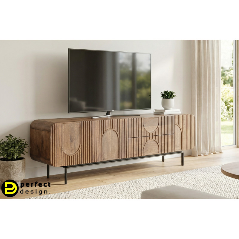 ORISSA modern mangófa TV-szekrény - 172cm