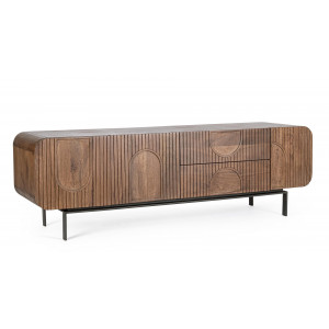 ORISSA modern mangófa TV-szekrény - 172cm BIZZOTTO