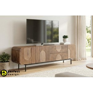 ORISSA modern mangófa TV-szekrény - 172cm BIZZOTTO