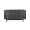 ORISSA BLACK modern mangófa komód - 145cm