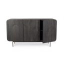 ORISSA BLACK modern mangófa komód - 145cm