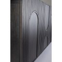 ORISSA BLACK modern mangófa komód - 180cm