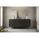 ORISSA BLACK modern mangófa komód - 180cm