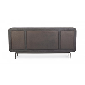 ORISSA BLACK modern mangófa komód - 180cm