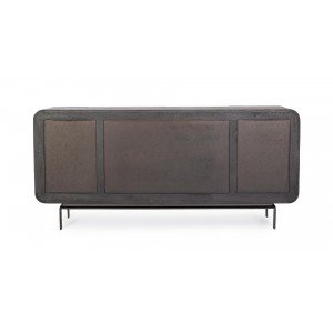 ORISSA BLACK modern mangófa komód - 180cm